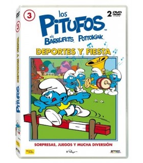 Los Pitufos: Deporte y fiesta [DVD]