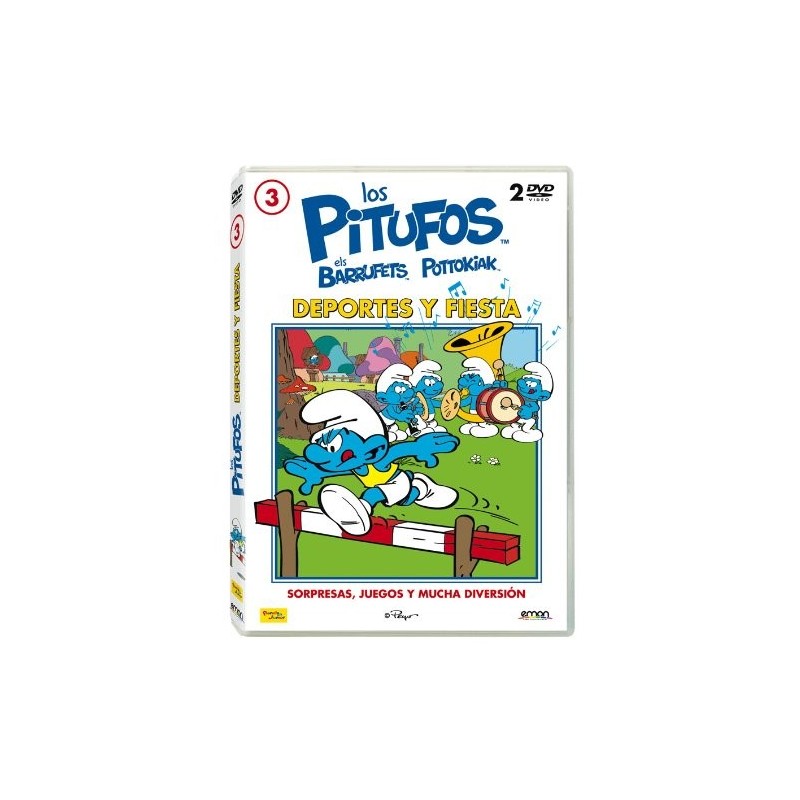 Los Pitufos: Deporte y fiesta [DVD]