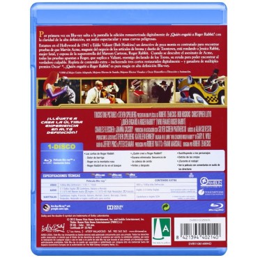 ¿QUIÉN ENGAÑÓ A ROGER RABBIT? (BLU-RAY)