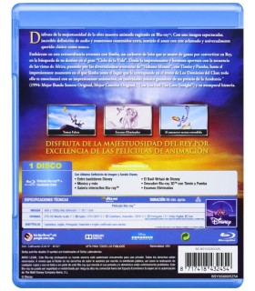 El Rey León [Blu-Ray] (1994) The Lion King