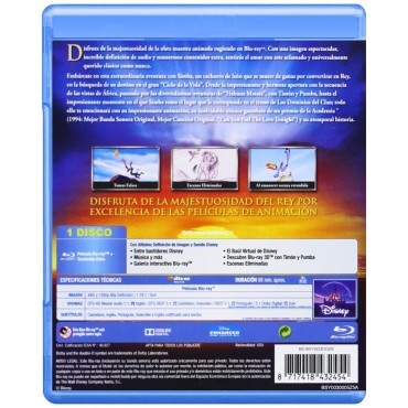 El Rey León [Blu-Ray] (1994) The Lion King