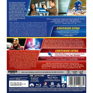 Sonic The Hedgehog 1 + Sonic The Hedgehog 2 [BLU_RAY]