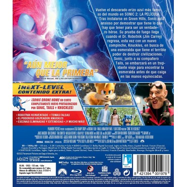SONIC 2, LA PELÍCULA (Blu-ray) [Blu-ray]