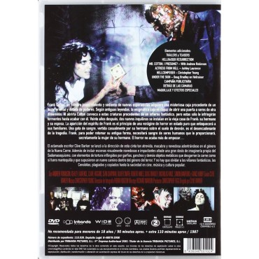 PACK LA NOCHE DE LOS MUERTOS VIVIENTES + HELLRAISER + CREEPSHOW 2