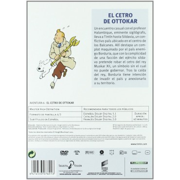Tintín: El Cetro De Ottokar [DVD]