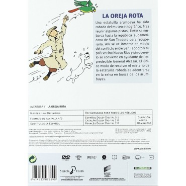 Tintín: La Oreja Rota [DVD]