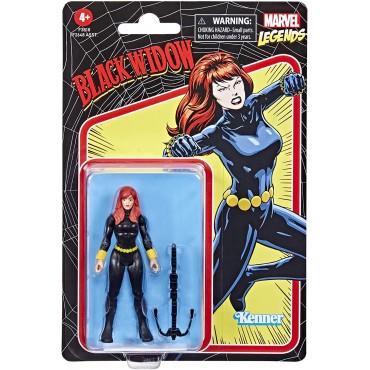 Figura Black Widow Marvel Legends Retro Articulada 9,5 cms