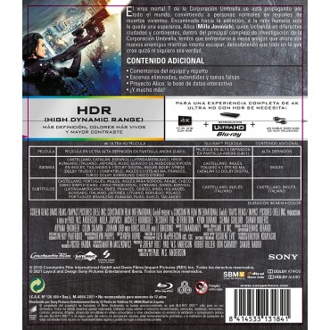 Resident Evil: Venganza [4K UHD,Blu-ray] (2012) Resident Evil: Retribution (Resident Evil 5)