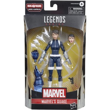 Figura Marvel's Quake con Build-A-Figure Marvel Legends Series Articulada 15 cms