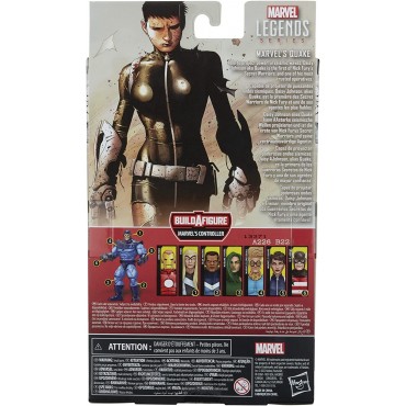 Figura Marvel's Quake con Build-A-Figure Marvel Legends Series Articulada 15 cms