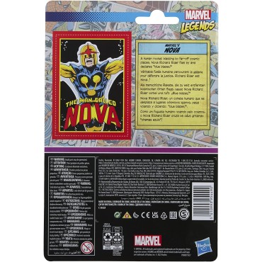 Figura Articulada The Man Called Nova Marvel Legends Retro 9,5 cms
