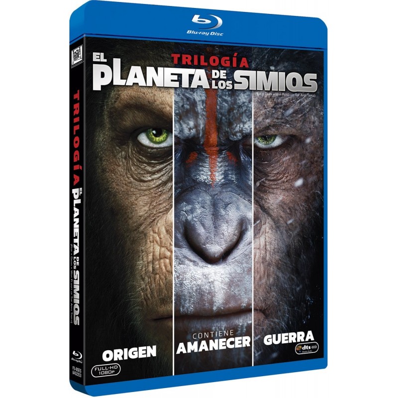 Rise Of The Planet Of The Apes + Dawn Of The Planet Of The Apes + War For The Planet Of The Apes [BLU_RAY]