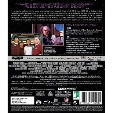 Star Trek V: La Última Frontera (4K UHD + Blu-ray) [Blu-ray]