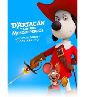 Peluche D'Artacan y Los Tres Mosqueperros 40 cms