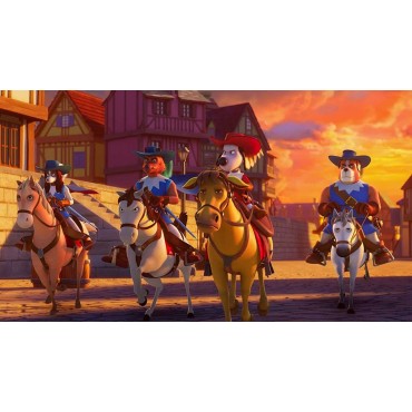 Peluche D'Artacan y Los Tres Mosqueperros 40 cms