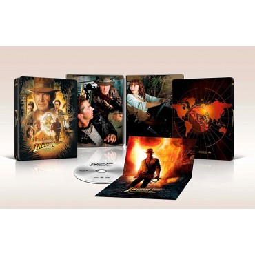 Indiana Jones y El Reino De La Calavera De Cristal (Steelbook) (4K UHD + Blu-ray) [Blu-ray]
