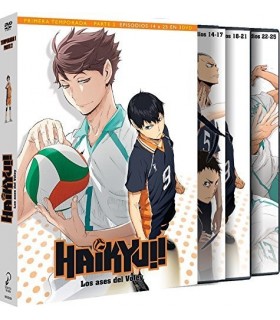Haikyu!! Los Ases Del Voley Temporada 1 Parte 2 Ep. 14 A 25 [DVD]