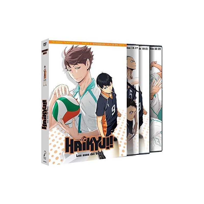 Haikyu!! Los Ases Del Voley Temporada 1 Parte 2 Ep. 14 A 25 [DVD]