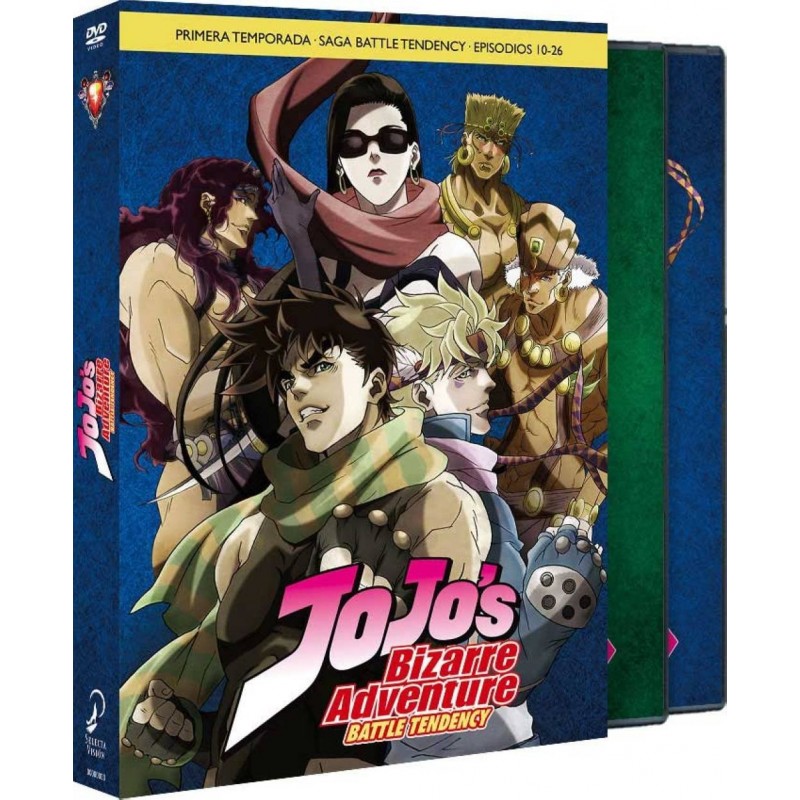 Jojo¿S Bizarre Adventure Temporada 1 Parte 2. Battle Tendency. Episodios 10 A 26 [DVD]