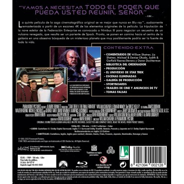 Star Trek V: La Última Frontera (Blu-ray) [Blu-ray]
