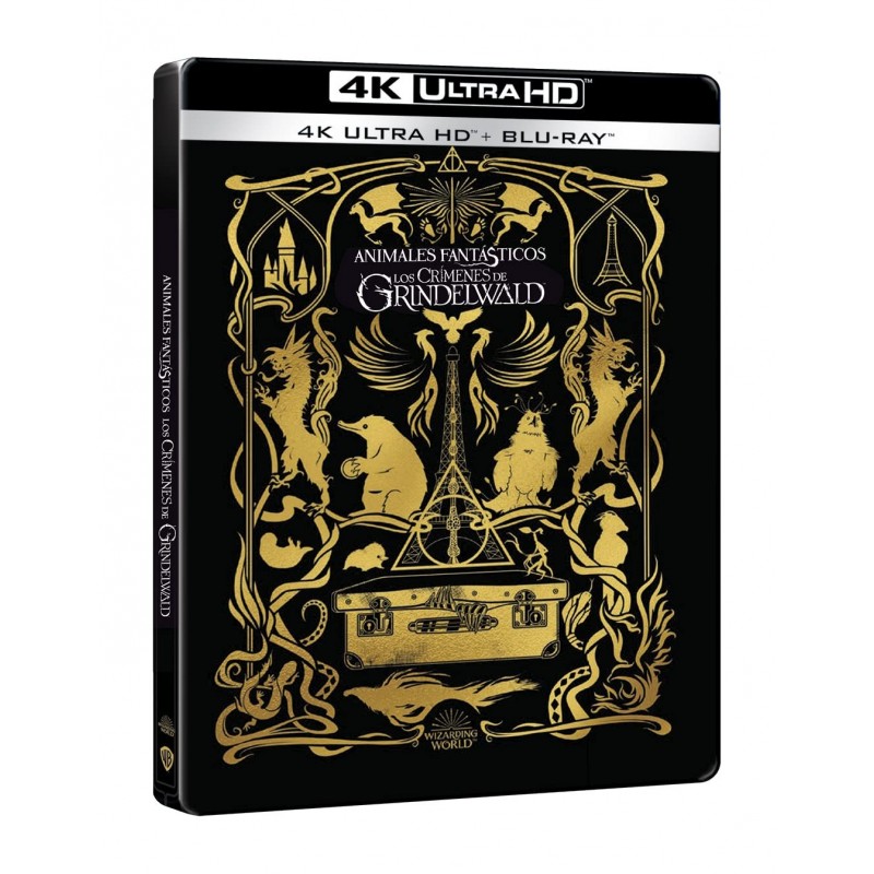 Animales fantásticos 2: Los crimenes de Grindelwald (4K UHD + Blu-ray) (Ed. especial metálica) [Blu-ray]