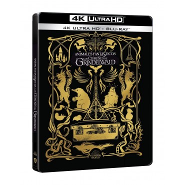Animales fantásticos 2: Los crimenes de Grindelwald (4K UHD + Blu-ray) (Ed. especial metálica) [Blu-ray]
