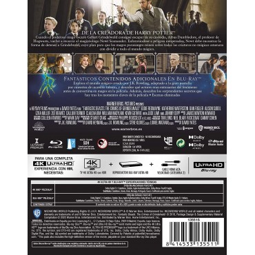 Animales fantásticos 2: Los crimenes de Grindelwald (4K UHD + Blu-ray) (Ed. especial metálica) [Blu-ray]