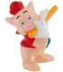 Figura Cerdito Flauta Los Tres Cerditos 5,5 cms