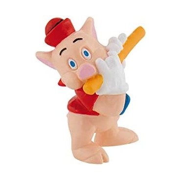 Figura Cerdito Flauta Los Tres Cerditos 5,5 cms
