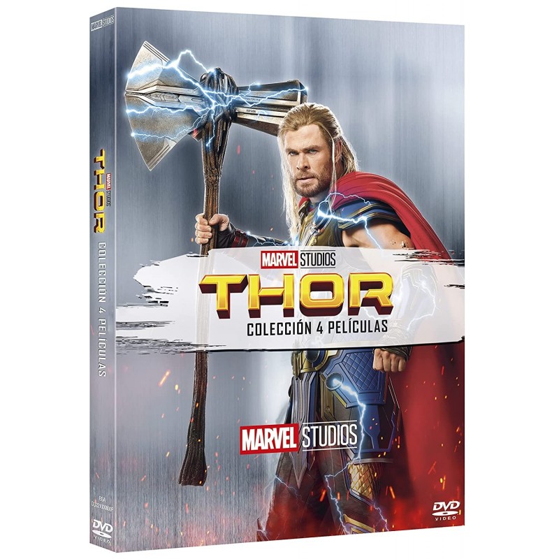 Thor + Thor: The Dark World + Thor: Ragnarok + Thor: Love And Thunder [DVD]