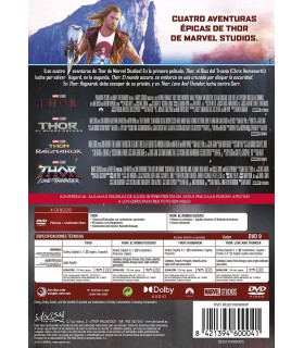 THOR: Colección 4 Películas incluye Thor: Love and Thunder (4 DVD)