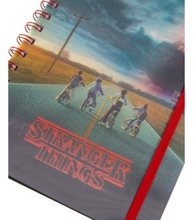 Cuaderno Stranger Things Azotamentes Portada Lenticular Mind Flayer Espiral A5