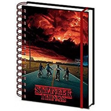 Cuaderno Stranger Things Azotamentes Portada Lenticular Mind Flayer Espiral A5