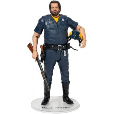 Figura Bud Spencer Wilbur Walsh Dos Súper Policías Articulada 18 cms