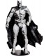 Figura Batman Line Art Variant con Cómic Black Adam Gold Label DC Articulada 18 cms