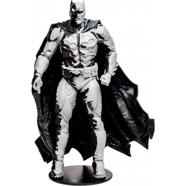 Figura Batman Line Art Variant con Cómic Black Adam Gold Label DC Articulada 18 cms