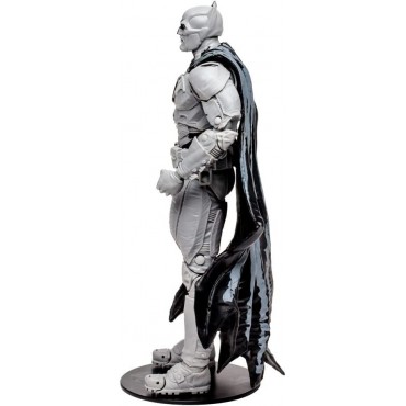 Figura Batman Line Art Variant con Cómic Black Adam Gold Label DC Articulada 18 cms