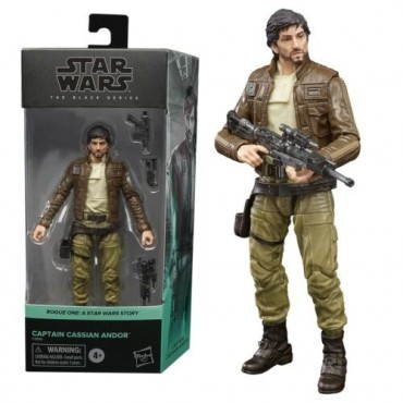 Figura Captain Cassian Andor Star Wars: Rogue One The Black Series Articulada 14 cms