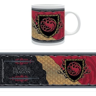 Taza House Of The Dragon Targaryen Cerámica 320 mls