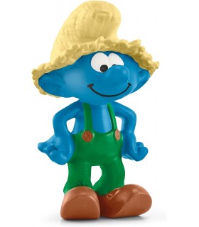 Figura Pitufo Granjero 5 cms