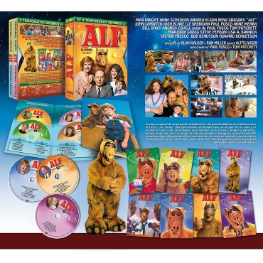 Pack FIGURA + ALF Serie Completa Temporadas 1-4 (16 DVDs ) Edicion Especial Digipack + Postales [DVD]