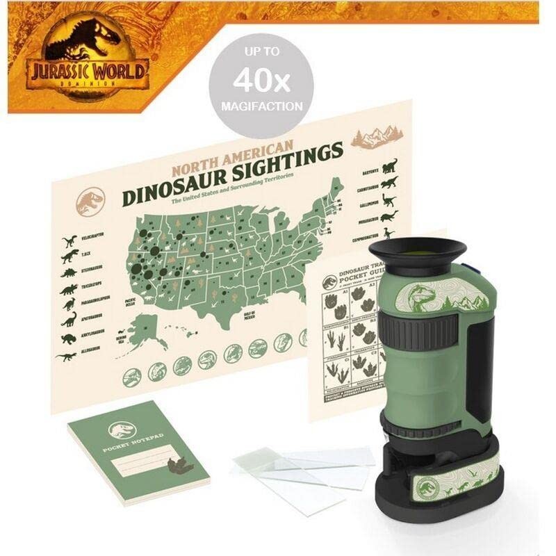 Microscopio Jurassic World Láminas