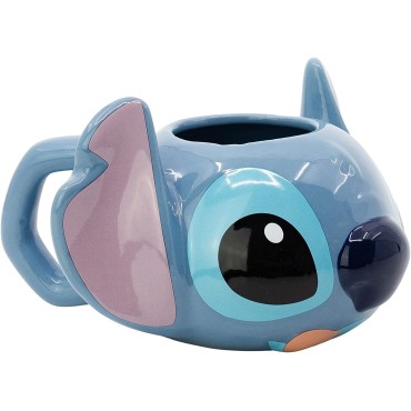 Taza Lilo & Stitch 3D Cerámica 375 mls