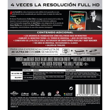 El Doctor Frankenstein [4K UHD,Blu-ray] (1931) Frankenstein
