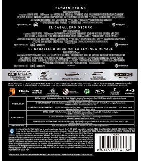 Batman Nolan Trilogia (4K UHD + Blu-ray) [Blu-ray]