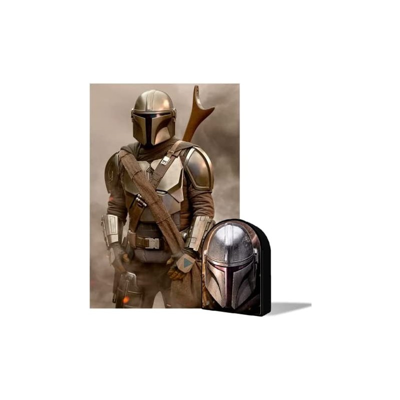 Puzle The Mandalorian Star Wars 300 Piezas 3D 31 x 46 cms