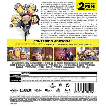 Minions 2: El origen de Gru (Blu-ray) [Blu-ray]