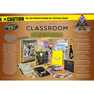 Assassination Classroom Bluray Edición Coleccionistas A4 [Blu-ray]
