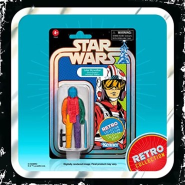 Figura Luke Skywalker (Snowspeeder) Prototype Edition Multicolor Retro Collection Articulada 9,5 cms