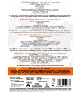 Indiana Jones Pack 1-4 + Disco Extras (DVD) (5 discos) [DVD]